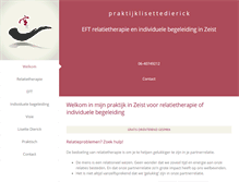 Tablet Screenshot of lisettedierick.nl